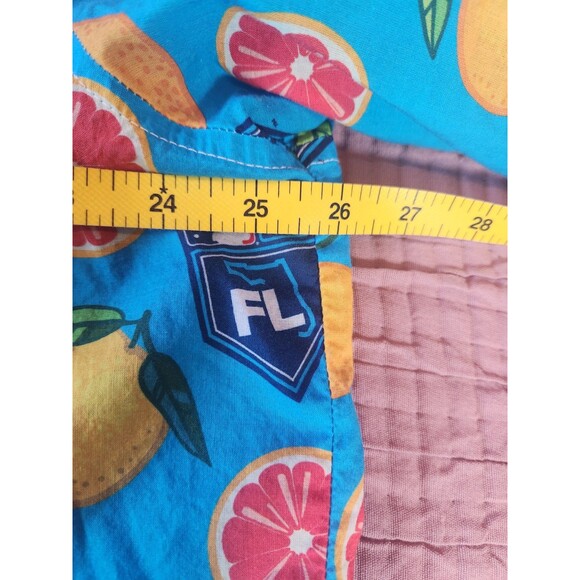 Grapefruit League Button Up Shirt Mens 2XL XXL All Over Print Genuine MLB - Picture 5 of 6